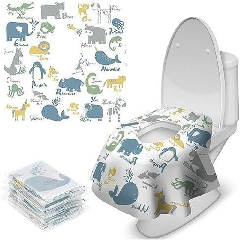 30 Count Toilet Seat Covers Disposable for & Adults, , Portable Package for Travel, Potty