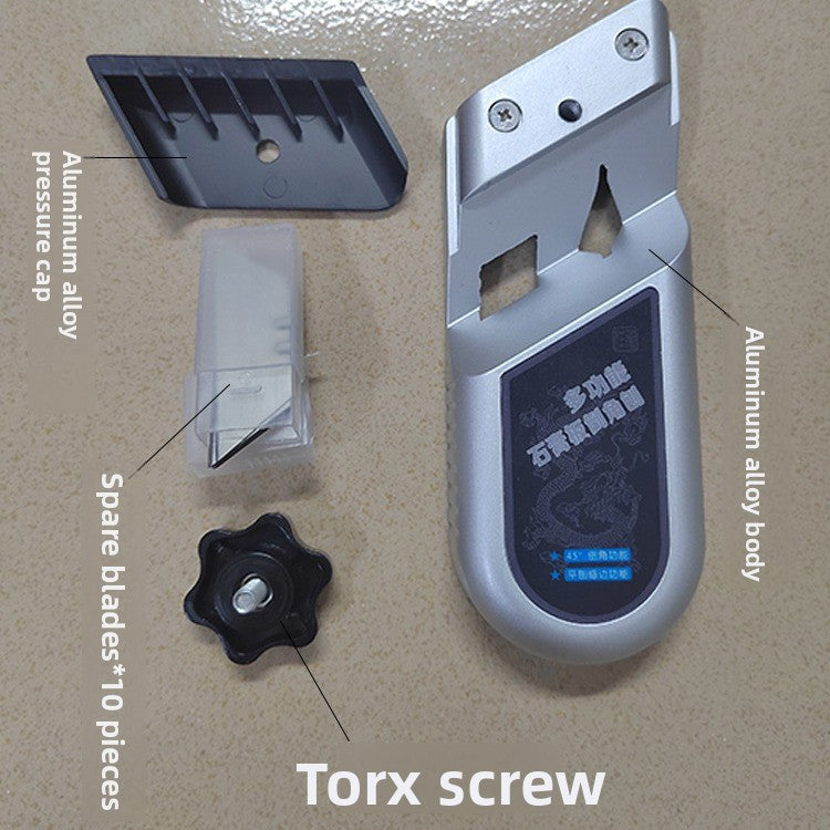 New dual-purpose gypsum board v-chamfering